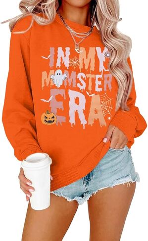 MOUSYA Christmas Lights Bow sweatshirt Retro Christmas Shirt Xmas Holiday Pullover Tops in Kuwait