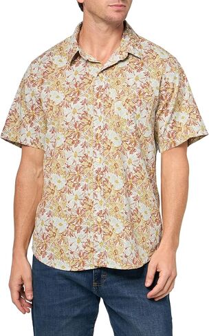 Lucky Brand Men's Short Sleeve Printed 1 Pocket Shirt in Saudi Arabia