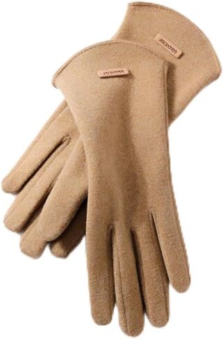 Winter Wool Gloves for Women Men Half Finger Gloves with Touchscreen Fingers Soft Knit for Cycling Sports Outdoor in Saudi Arabia
