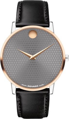 Movado Museum Classic Men's Watch - Swiss Quartz 2H Movement, Calfskin Strap - 3 ATM Water Resistance - Classic, Luxury Fashion Timepiece for Him - 40mm in Kuwait