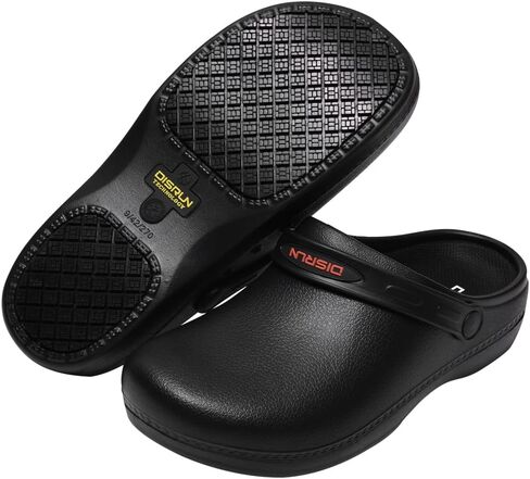 Chef Shoes Slip Resistant, Clog Non Slip Kitchen Work Shoes for Men, Nursing Gardening Waterproof Oil Resistant in Saudi Arabia