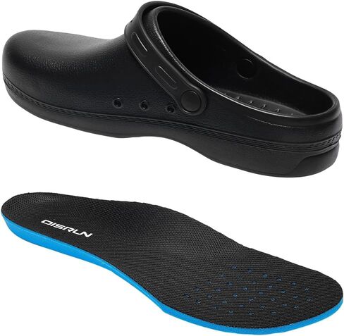 Chef Shoes Slip Resistant, Clog Non Slip Kitchen Work Shoes for Men, Nursing Gardening Waterproof Oil Resistant in Saudi Arabia