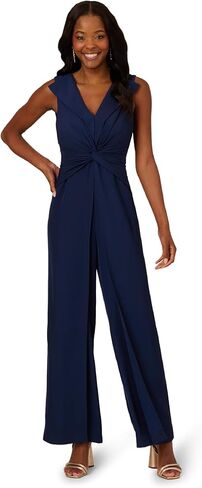 Adrianna Papell womens Twist Front Overlay Jumpsuit in Saudi Arabia