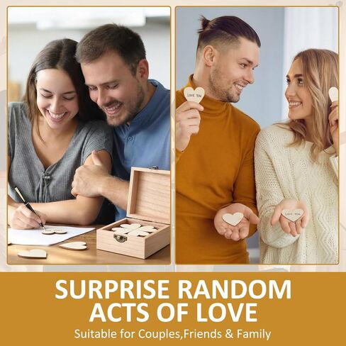 50 قطعة من صناديق رقائق الخشب الفارغة، أسباب لماذا أحبك، هدايا عيد الحب للخطوبة، سجل الزفاف، هدايا رومانسية للزوج والزوجة، ذكرى عيد الميلاد in Kuwait