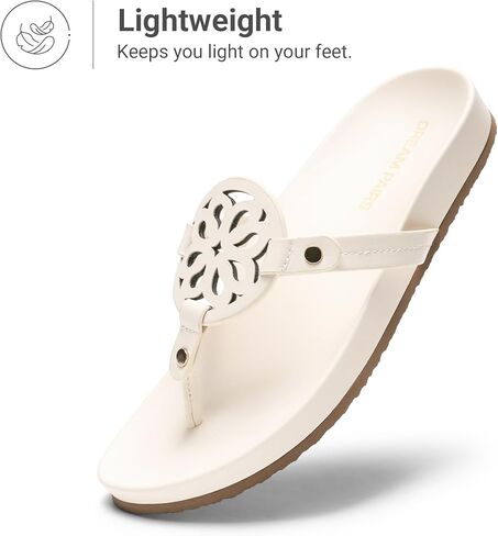 DREAM PAIRS Platform Flip Flops for Women Arch Support Soft Cushion Comfortable Dressy Thong Sandals Slippers for Summer Vacation Walking in Saudi Arabia