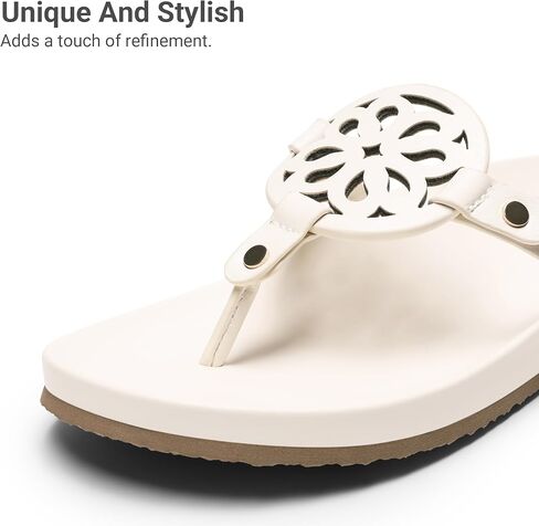 DREAM PAIRS Platform Flip Flops for Women Arch Support Soft Cushion Comfortable Dressy Thong Sandals Slippers for Summer Vacation Walking in Saudi Arabia