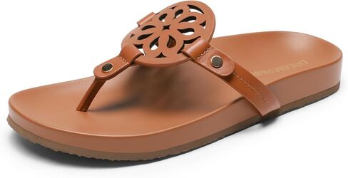 DREAM PAIRS Platform Flip Flops for Women Arch Support Soft Cushion Comfortable Dressy Thong Sandals Slippers for Summer Vacation Walking in Saudi Arabia