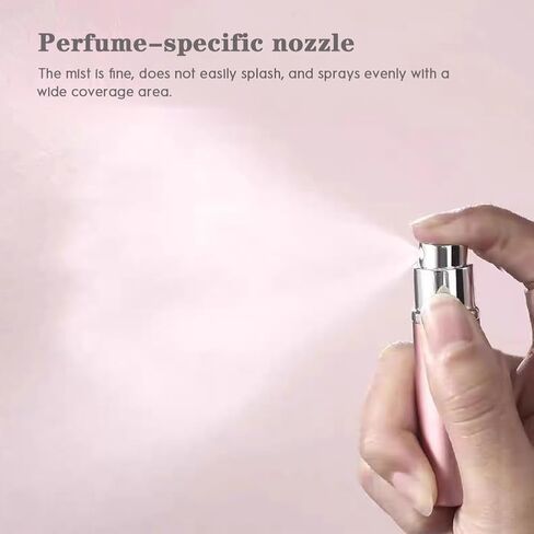 5pcs Mini Refillable Perfume Atomizer Bottles Travel Size Spray Bottles，Couple Set in Saudi Arabia