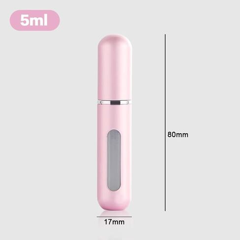 5pcs Mini Refillable Perfume Atomizer Bottles Travel Size Spray Bottles，Couple Set in Saudi Arabia