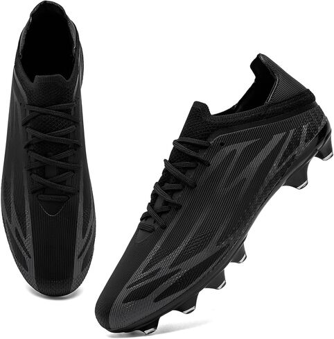 Soccer Shoes Men’s Firm Ground Soccer Cleats Professional Training Football Boots Outdoor Indoor Athletic Sneaker in Kuwait