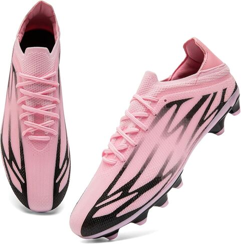 Soccer Shoes Men’s Firm Ground Soccer Cleats Professional Training Football Boots Outdoor Indoor Athletic Sneaker in Kuwait