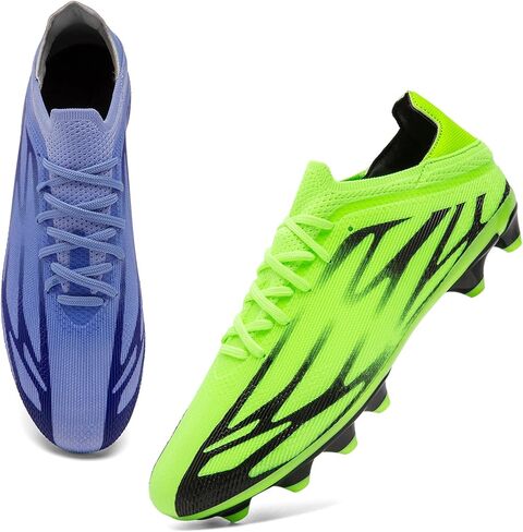 Soccer Shoes Men’s Firm Ground Soccer Cleats Professional Training Football Boots Outdoor Indoor Athletic Sneaker in Kuwait
