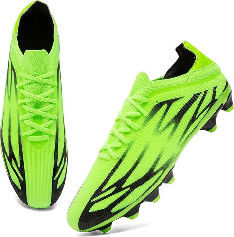 Soccer Shoes Men’s Firm Ground Soccer Cleats Professional Training Football Boots Outdoor Indoor Athletic Sneaker in Kuwait