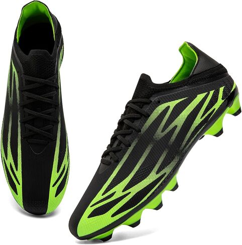 Soccer Shoes Men’s Firm Ground Soccer Cleats Professional Training Football Boots Outdoor Indoor Athletic Sneaker in Kuwait