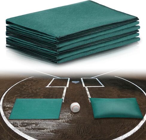 Nuanchu 4 Pack Puddle Sponge for Baseball Fields 16" x 24" Water Absorbing Pads Green Flood Bags Sports Field Water Absorbing Flood Barrier to Remove Puddles from Wet Infields in Saudi Arabia
