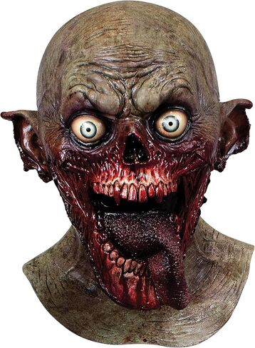Ghoulish Masks - TONGUE SLASHER LATEX MASK - One Size in Saudi Arabia