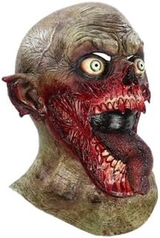 Ghoulish Masks - TONGUE SLASHER LATEX MASK - One Size in Saudi Arabia