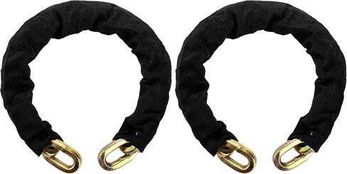 Yarlung 2 Feet Hardened Steel Security Chain, 10KS 3/8" Thick Heavy Duty Square Link Chain for Bikes, Motorcycles, Protected from Prying, Sawing, and Cutting in Saudi Arabia