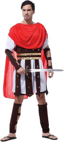 Roman Soldier Costume Gladiator Costume Spartan Costume For Men Role Play in Saudi Arabia