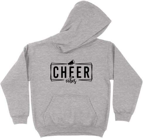 Outline Cheer Vibes Kids Hoodie Sweatshirt Youth in Saudi Arabia