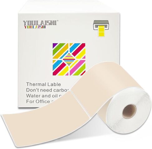 3 X 5 Inch Printable Rectangle Color Coding Labels, 300 Per Roll Adhesive Color Coding Stickers for Bar-Codes, Address, Small Business Labeling, Inventory, White in Kuwait