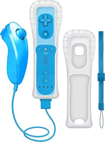 Wii Remote مع Nunchuck ، وحدة تحكم Wii مع Nunchuck ، متوافق مع Nintendo Wii/Wii U ، 2 حزمة in Kuwait