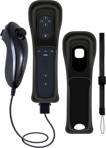 Wii Remote مع Nunchuck ، وحدة تحكم Wii مع Nunchuck ، متوافق مع Nintendo Wii/Wii U ، 2 حزمة in Kuwait