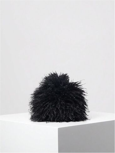 Verdusa Women's Fuzzy Handbags Clutch Purses Y2k Furry Plush Evening Bags in Saudi Arabia