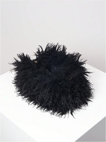 Verdusa Women's Fuzzy Handbags Clutch Purses Y2k Furry Plush Evening Bags in Saudi Arabia