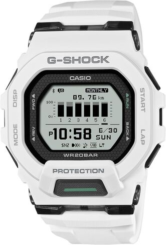Casio G-Shock Move Step Tracker White Resin Digital MIP Watch GBD200-7 in Saudi Arabia