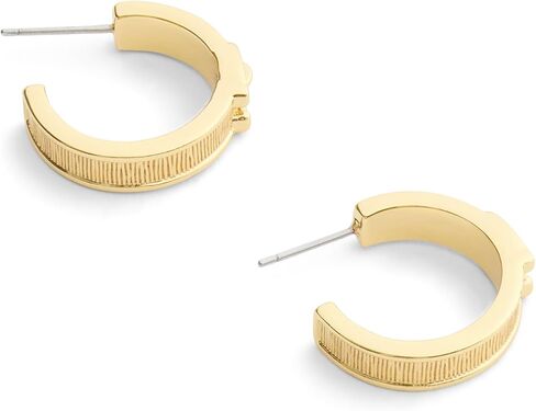 COACH Jewelry Women's Signature C Buckle Hoop Earrings in Saudi Arabia
