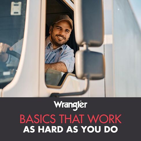 جوارب Wrangler الرجالية الدائرية مع ماصة للرطوبة ودعم للقوس، تناسب مقاسات الأحذية الرجالية 6-12، 6 قطع in Kuwait