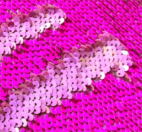 Sensory Wall Sequin Flip Fabric for Kids,0.2" Large Sequins Sensory Materials Fidget Toys for Toddlers,Tactile Stimulation,Reversible Mermaid Fabric in Kuwait
