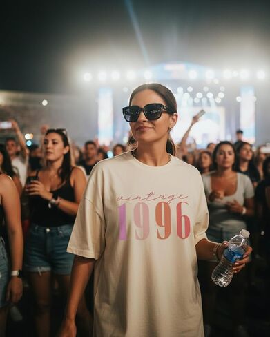 30th Birthday Gift for Women Vintage 1996 Chapter 30 Shirts for Her Letter Print Tops Casual Short Sleeve Tees in Saudi Arabia