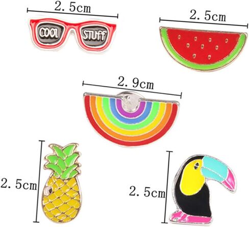 Durable and Stylish Cartoon Brooch Alloy Breastpin Jewelry for Women Men for Parties Events present in Saudi Arabia