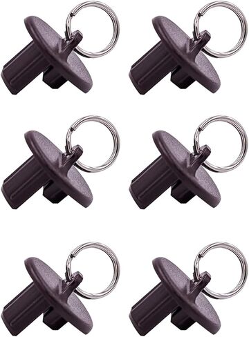 5 Sets Bunge kit+end Cover, Accessories for Outdoor/Indoor Sunshade Curtain and Roller Shutter Replacement (5 Pieces, Black) in Saudi Arabia
