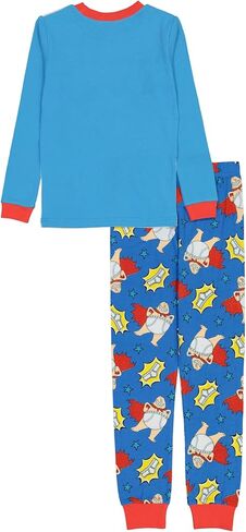 DreamWorks Captain Underpants Boys' 2-Piece Snug-Fit Cotton Pajamas Set in Saudi Arabia