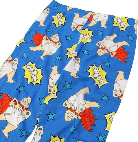 DreamWorks Captain Underpants Boys' 2-Piece Snug-Fit Cotton Pajamas Set in Saudi Arabia
