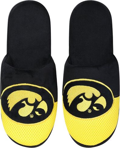 FOCO Arkansas Razorbacks NCAA Mens Team Logo Staycation Slipper - M in Kuwait