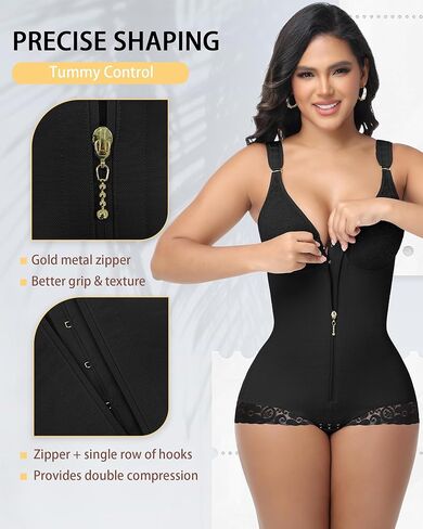 SHAPSHE Fajas Colombianas Moldeadoras Body Shaper High Compression Garment for Women Tummy Control Shapewear in Saudi Arabia