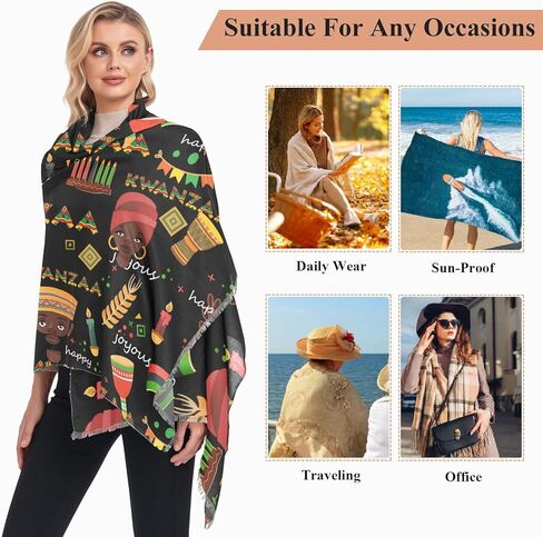 Women's Scarf Shawl Fashion Lightweight Scarves Long Scarf for Spring Fall Winter in Saudi Arabia