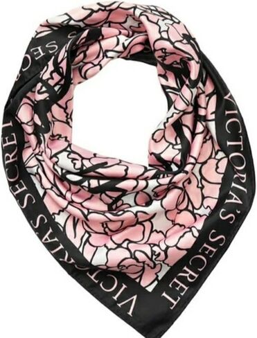 Victoria's Secret Bombshell Signature Scarf Size 25" x 25" Multi Color New in Saudi Arabia