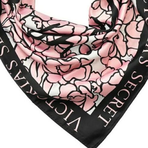 Victoria's Secret Bombshell Signature Scarf Size 25" x 25" Multi Color New in Saudi Arabia