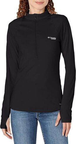 Columbia Womens Endless Trail Half Zip Mesh Long Sleeve in Saudi Arabia