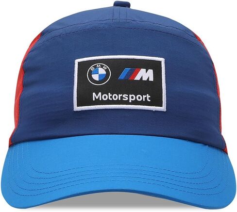 قبعة PUMA BMW M Motorsport Heritage - هيكل من البولي أميد، مقاس قابل للتعديل، شعار Motorsport - أزرق احترافي - مقاس واحد يناسب الجميع in Saudi Arabia