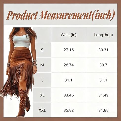 Women Fringe Skirts, Asymmetric Fringe Western Faux Suede Tassel Skirt Cowlgirl Short Skirts Boho Chic Bodycon Trim Skirt in Saudi Arabia
