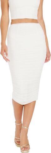 تلبيس السكان فستان Love Bodycon متوسط ​​الطول للنساء in Saudi Arabia