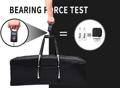3 Pack Large Duffel Bag - 110L Extra Sports Travel Luggage Bag with Upgrade Zipper - Sturdy & Water Resistant - Black in Saudi Arabia