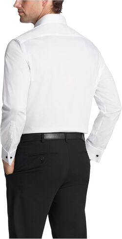 Michael Kors Men's Dress Shirt Comfort Stretch French Cuff Regular Fit in Kuwait
