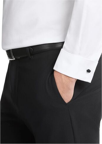 Michael Kors Men's Dress Shirt Comfort Stretch French Cuff Regular Fit in Kuwait